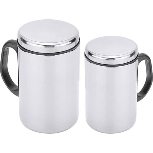350/500ml Insulated Tea Cup Stainless Steel Thermal Insulated Mug Removable Lid Coffee Tea Tea Flask Cup Bottles