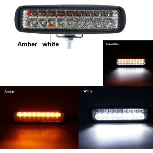 6" Inch DRL LED Flood Work Light Worklight 9-32V 4WD 12 Volt Led Work Lights For Off Road Vehicle SUV Car Trucks Motorcycle