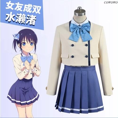 Anime! Kanojo Mo Kanojo Minase Nagisa School Uniform Cosplay Costume Halloween Party Role Play Outfit Dailydress Women 2021 NEW