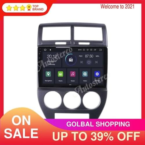 For Jeep Compass 2006-2010 Android 10 Car No DVD Player GPS Navigation Car Multimedia Player Auto Radio Stereo Head Unit Carplay