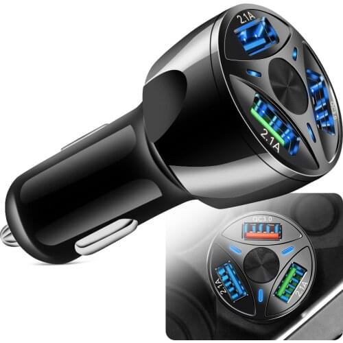 Car USB Charger Quick Charge 3 Port mobile phone charger for Opel Astra J H G K Mokka Insignia Karl Zafira b Corsa D B E Vectra