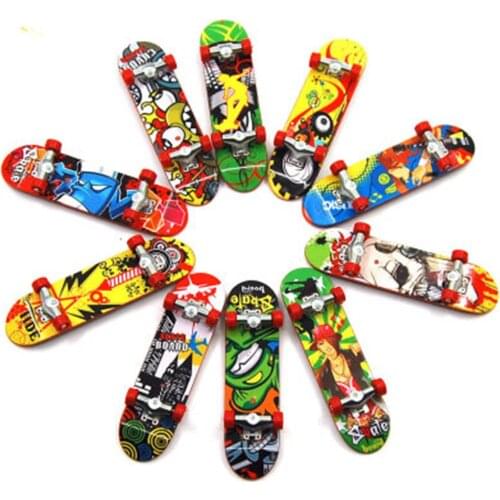 Random Color Wooden Fingerboard Professional Finger SkateBoard Wood Basic Fingerboars Kids Sensory Adults Toy