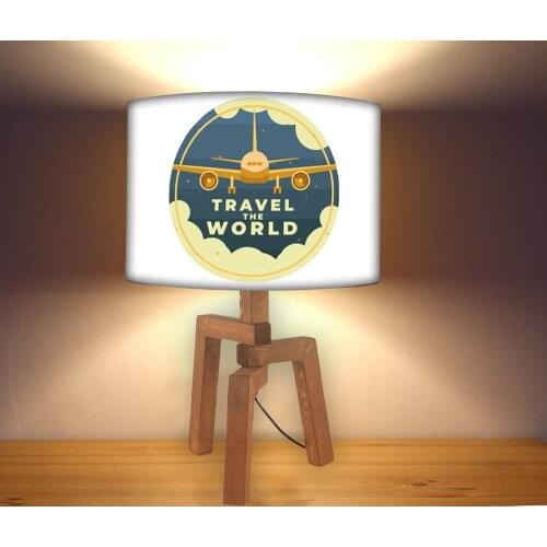 Travel World Pattern Lampshade
