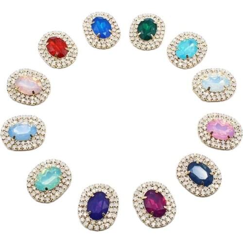 Exquisite 10Pcs/Set of 28*23MM Metal Rhinestone Resin Buttons, Scrapbook Crafts, DIY Handmade Clothing Romantic Wedding