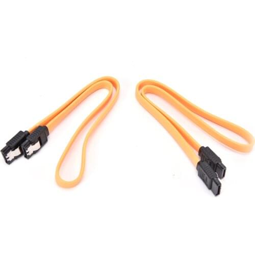 2PCS SATA 3.0 Date Cables SATA Right Angle Cable Hard Disk Drive Cord Line Support Double Port With Shrapnel