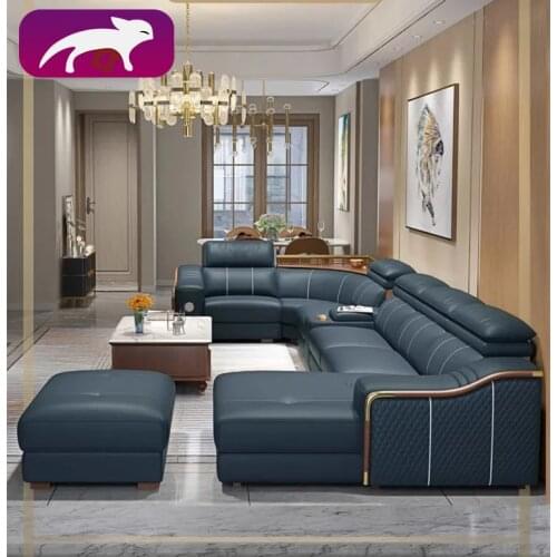 Living room sofa leather sofa multi-functional sofa corner sofa delivery to the door luxury comfort type