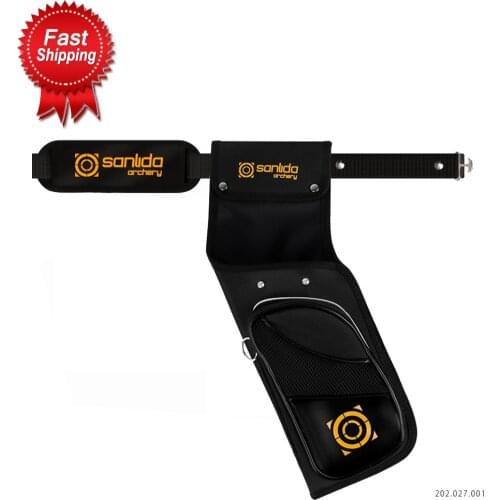 Sanlida X9 Leather Aechery Arrow Quiver Waist Shoulder for Shooting Hunting Accessories