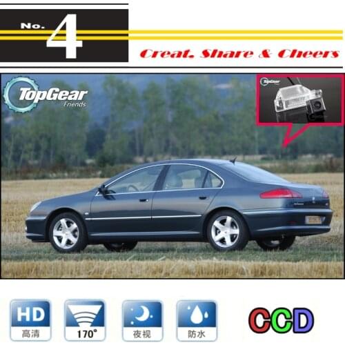 Liislee High Quality Rear View Back Up Camera Car Camera For Peugeot 607 For PAL / NTSC | CCD + RCA