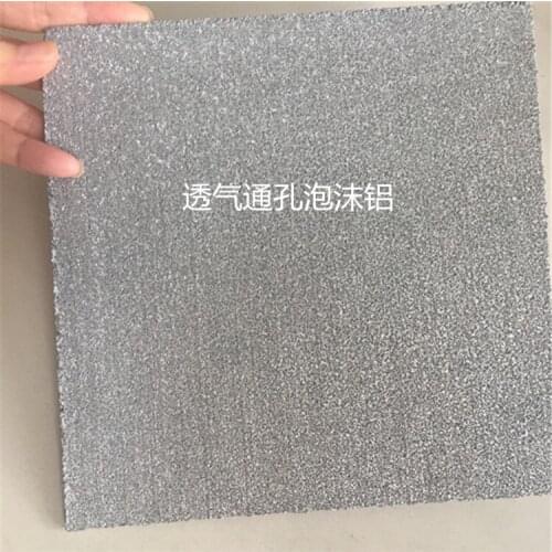 4mm 5mm micropore foamed aluminium al foam slab Acoustic insulation noise reduction open-cell aluminum foam scientific research