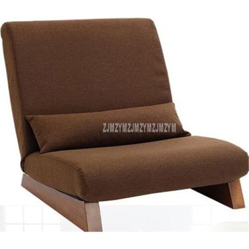Floor Folding Single Seat Sofa Bed Modern Japanese Living Room Chair Furniture Armless Reading Lounge Recliner Chair