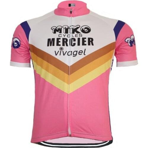 New pink mens Cycling jersey 2018 pro team summer Quick Dry Short Sleeve Bicycle Cycling Clothing maillot ciclismo