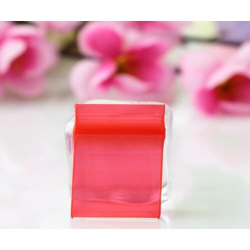 Wholesale High Quality Pill Packaging Bags Small Thick PE Zipper Lock Plastic Bags 2.5x3cm Environmental Protection Bags