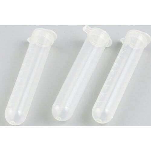 10ml 1/3OZ Plastic Clear Test Tube Centrifuge Tubes Snap Cap Vials Sample Lab Container New Laboratory 1000pcs