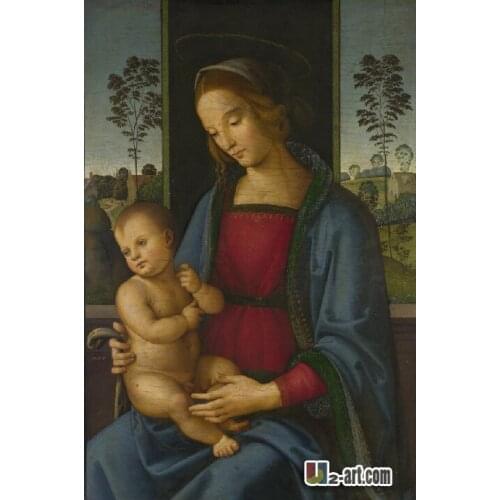 Canvas Prints (Andrea di Aloigi) The Virgin and Child Free shipping modern painting canvas printed decoration Religion-284
