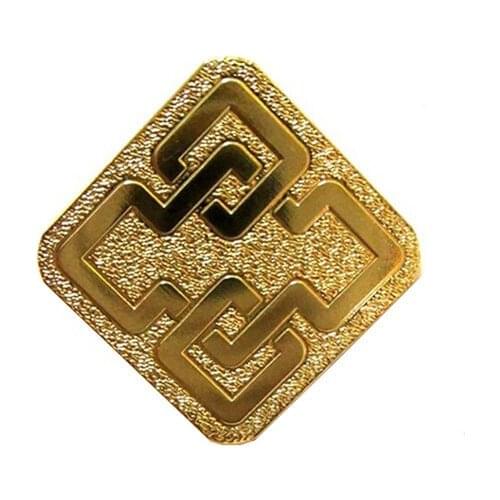 Manufacturer Promotional Golden Badge Custom Metal Badge k200360