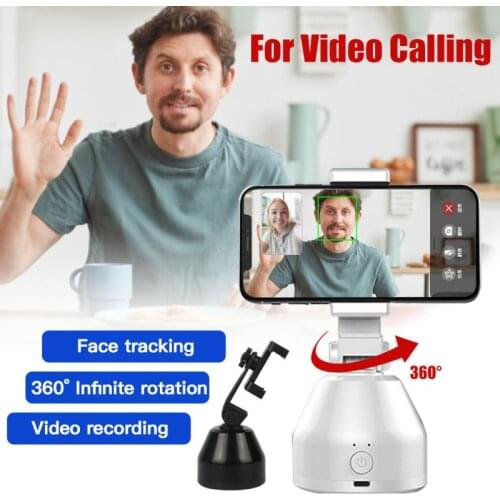Holder Smart Shooting Selfie Stick AI Gimbal Personal Robot Cameraman 360° Rotation Face Tracking Camera Mobile Phone Stand