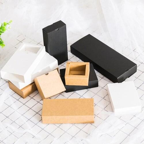 High Quality Drawer Type Packaging Box Tea Candy Kraft Paper Packing Jewelry Cosmetic Packaging Gift Box