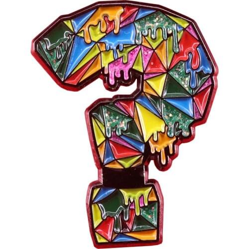 Autism Awareness Rainbow Puzzle Pin Badge