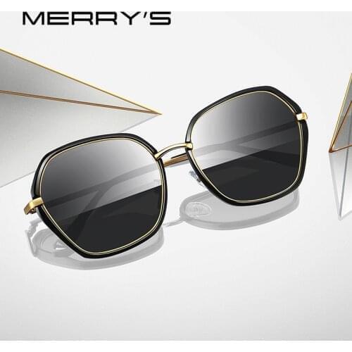 MERRYS Women Fashion Square Sunglasses Ladies Driving Polarized Sun glasses UV400 Protection S6252