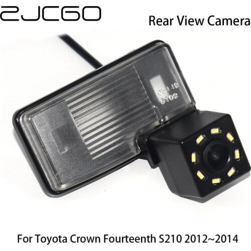 ZJCGO CCD HD Car Rear View Reverse Back Up Parking Night Vision Waterproof Camera for Toyota Crown Fourteenth S210 2012~2014