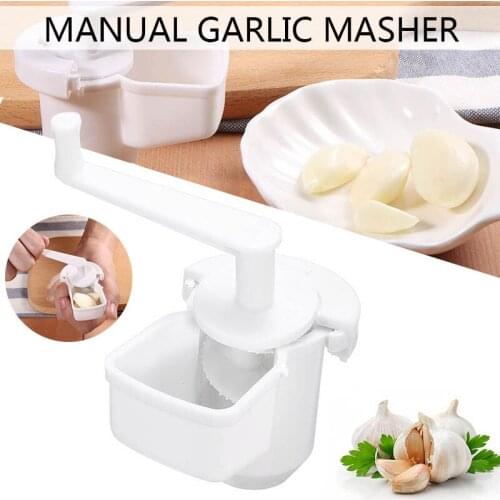 1pc Garlic Crusher Multifunctional Garlic Ginger Crusher Grinder Press Rotate Kitchen Gadget Tools Garlic Crushers