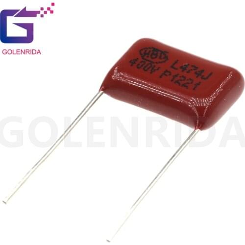 10PCS 400V474J 0.47UF Pitch 15mm 470NF 400V 474J 474J400V CBB Polypropylene Film Capacitor