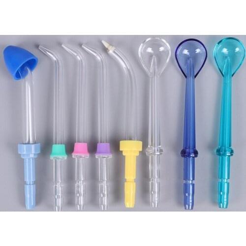 9PCS Replacement Tips Water Flosser Oral Irrigator Extra Replacement Jet Tip Nozzle For Teeth Care Tool Kit