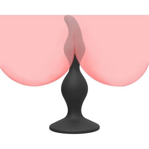 Butt Plug Powerful Sucker Silicone Anal Plug Anal Masturbator Adult Sex Products Dildo G-spot Stimulator Sex Toys for Couples