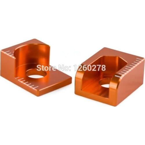 CNC Rear Axle Blocks Chain Adjuster For KTM 65 SX 65 XC 2003 2004 2005 2006-2015 Motocross Motorcycle Enduro Dirt Bike