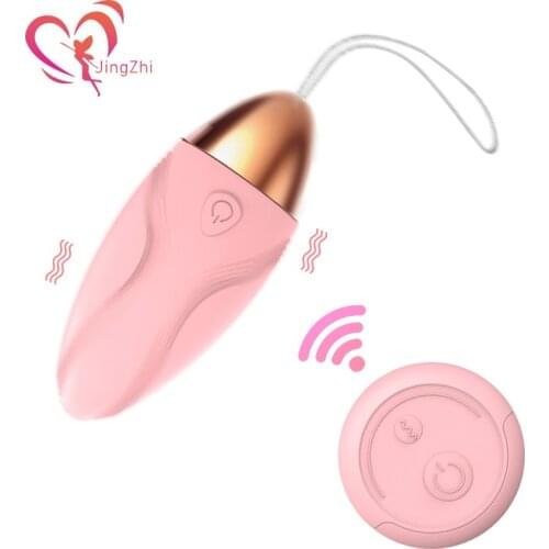 JingZhi 10 Speed Wireless Remote Control Vibrators Jump Egg Female Clitoral Stimulator Vaginal G-spot Massager Sex Toy for Women