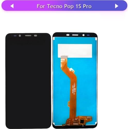 For Tecno Pop 1S Pro f4 pro Display Touch Screen Assembly Glass Panel Digitizer Replacement