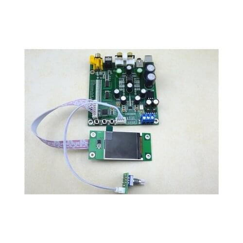 ES9038 Q2M DAC decoder board IIS DSD fiber coaxial input 384k dop128