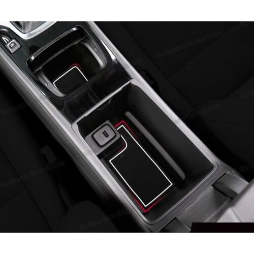 Lsrtw2017 Silica Gel Car Interior Anti-slip Mat Door Slot Mat Water Cup Mat for Buick Regal 2017 2018 2019 2020 2021