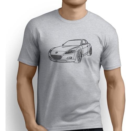 Fashion New Top Tees TshirtsJapanese car Inspired Car Art MenS Funny Harajuku Tshirt