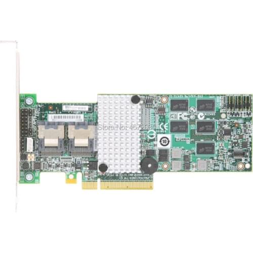 New Broadcom Avago LSIMegaRAID SAS LSI 9260-8i LSI00198 8 port 512MB cache SFF8087 6Gb RAID0.1.5.6 PCI-E 2.0 X8 Controller Card