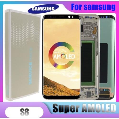 Original LCD For Samsung Galaxy S8 G950 G950F Burn-in Shadow Lcd Display With Touch Screen Digitize