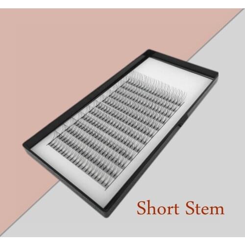 Premade Fans Eyelashes Extension 3 Trays 3D Short Stem 8mm-16mm Long Volume Eyelash Wholesale 3D Individual Lashes Vendor