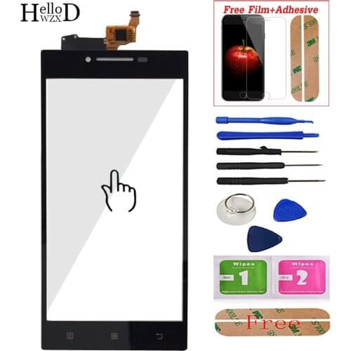 5.0'' Mobile Touch Scree For Lenovo P70 P70T Touch Screen Glass Digitizer Panel Front Glass Lens Sensor Tools + Screen Protector