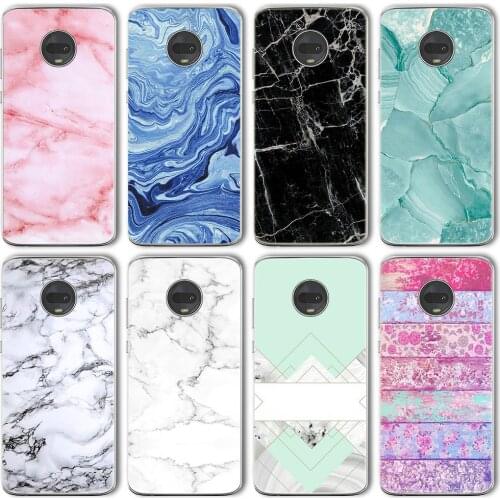 Ciciber Case For Motorola Moto G9 G30 G10 G8 E7 E6S G7 G6 E6 G5 G5S E5 One Macro Plus Play Power Lite Vogue Marble Grid Silicone