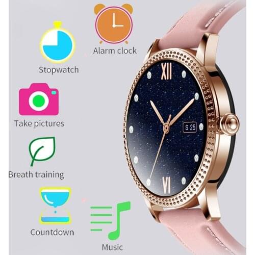 Smart Watch Lady Smart wear Sports Fitness Tracking Watch Clock with Heart Rate Monitoring Sleep Monitor Women Smartwatch