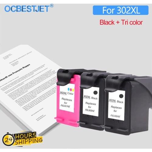 Ink Cartridge For HP 302 XL HP302 302XL Deskjet 1110 1111 1112 2130 3630 3634 Envy 4520 4525 Officejet 3835 4650 5220 5230