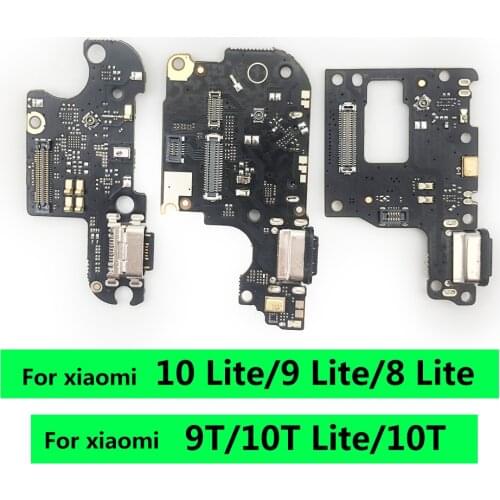 USB Charge Port Jack Dock Connector Charging Board Flex For Xiaomi Mi 9T A3 A2 A1 9 Se 8 Lite Max 3 Black Shark POCOPHONE F1