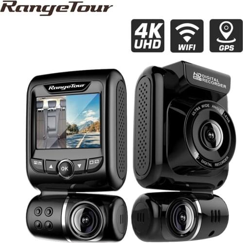 4K 2160P Mini Hidden Dual Lens Car DVR Sony IMX323 Sensor WIFI GPS 170 Degree G-Sensor Dual Camera 1080P Dash Cam Recorder D20