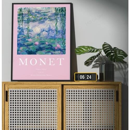 Claude Monet Vintage Print, Large Poster, Fine Art, Vintage Art, Gallery Wall, Canvas Prints, Wall Art Decor, Exhibition Poster