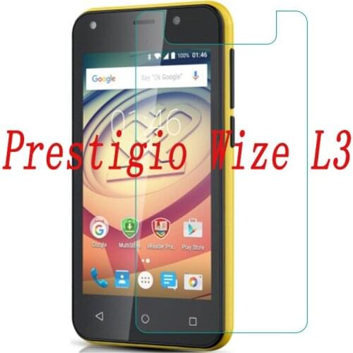 Smartphone Tempered Glass for Prestigio Wize L3 9H Explosion-proof Protective Film Screen Protector cover phone