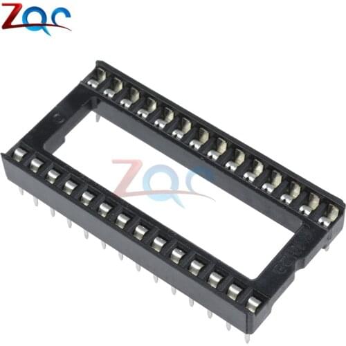 10Pcs 28PIN 28 PIN DIP IC Socket Adaptor Solder WIDE Type Socket