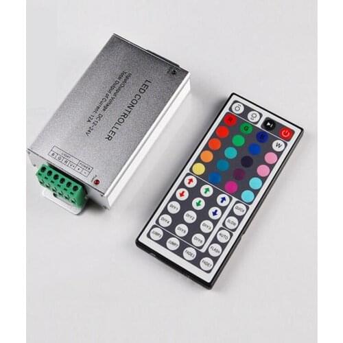 44key DC12V Common Anode RGB Remote Controller Aluminum RGB LED Strip controller 20PCS