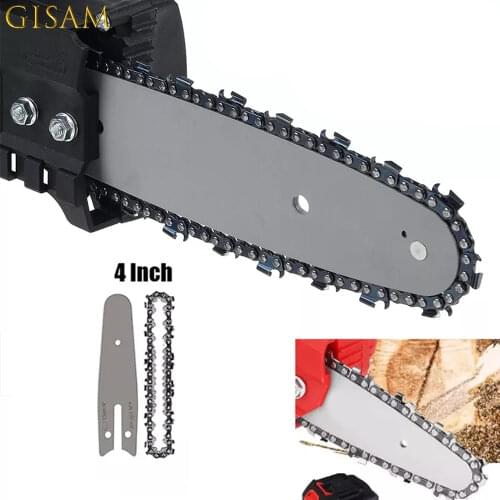 4/6 Inch Chain Saw Chain and Chainsaw Guide Plate Replacement Chainsaw Accessories For Wood Branch Cutting Husqvarna Garden Tool