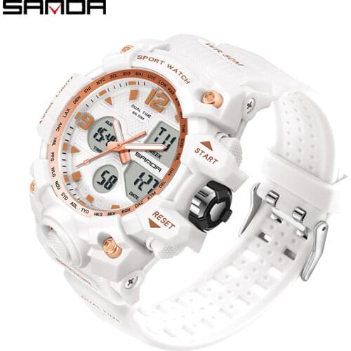 SANAD NEW Brand Mens Digital Led Watch Date Sport Men Outdoor Electronic Watch Water-proof Watch Смарт Часы Relógio masculino