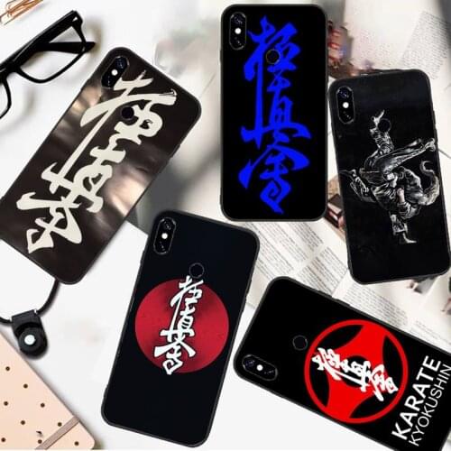 Kyokushin Karate Symbol Phone Case For Xiaomi Redmi 7 8 9t a3 9se k20 mi8 max3 lite 9 note 9s 10 pro